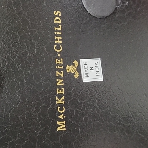 MACKENZIE-CHILDS DOT WASTE BIN NIB - Picture 5 of 8